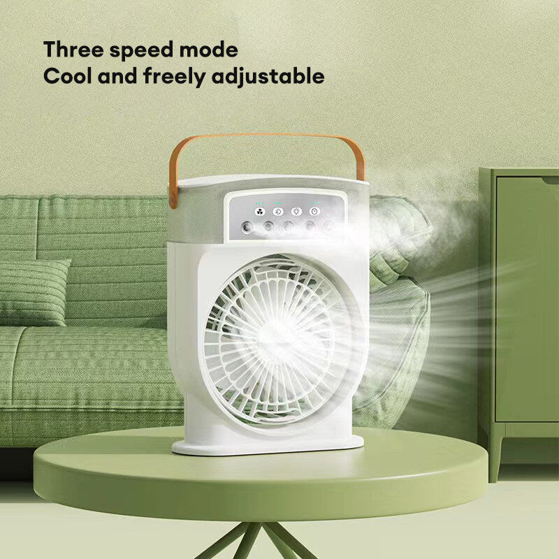 Portable USB Air Conditioner Cooling Fan With 5 Sprays